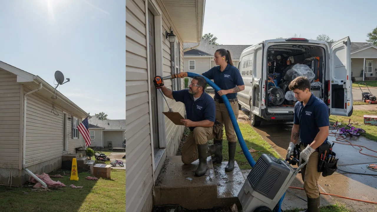 Ceiling Water Damage Restoration in Fenton, IA near me